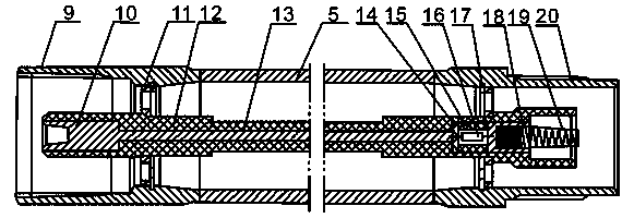 Method for monitoring hole depth in drilling process of cable drill pipe