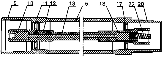 Method for monitoring hole depth in drilling process of cable drill pipe