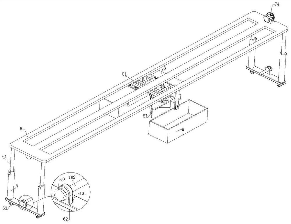 Concrete prefabricated part troweling device