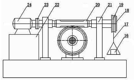 Calibration method of underground bit pressure and torque measuring nipple