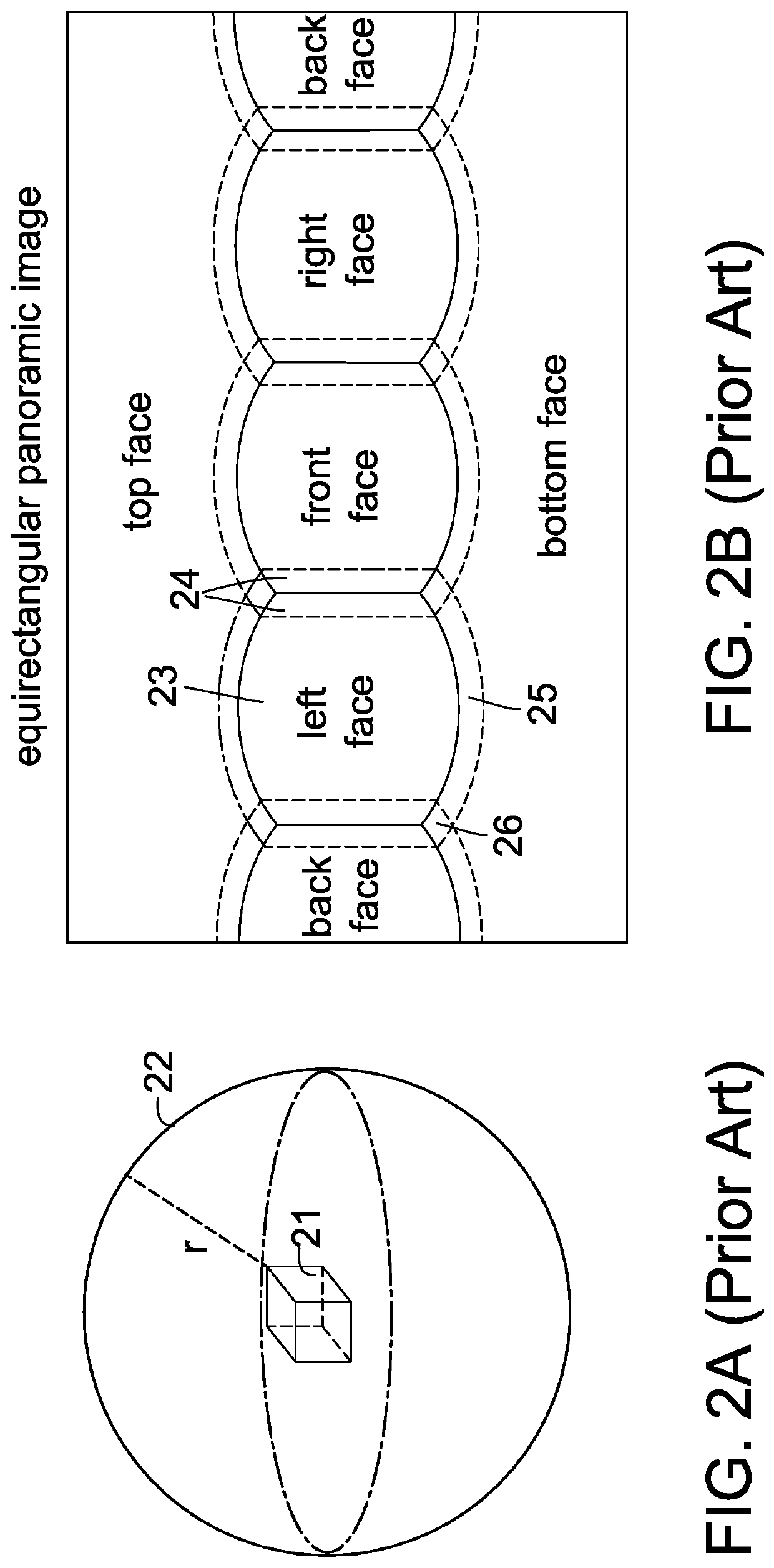 Method of adjusting texture coordinates based on control regions in a panoramic image