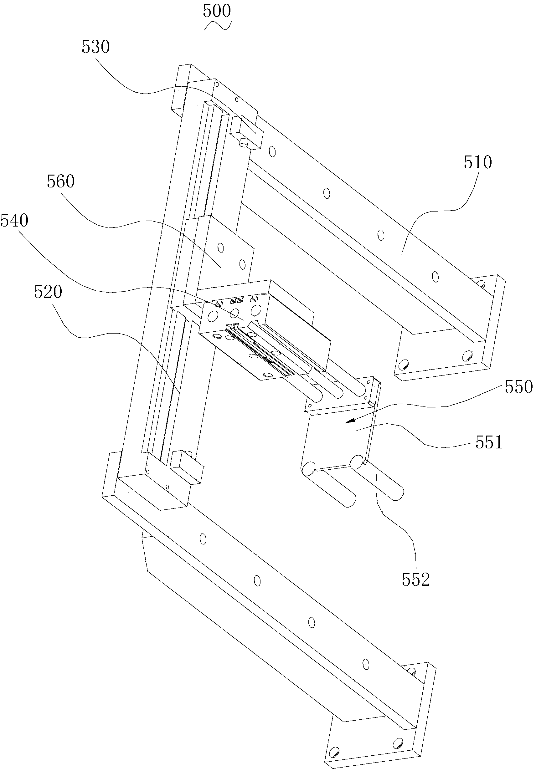 Product conveying device and automatic labeling machine