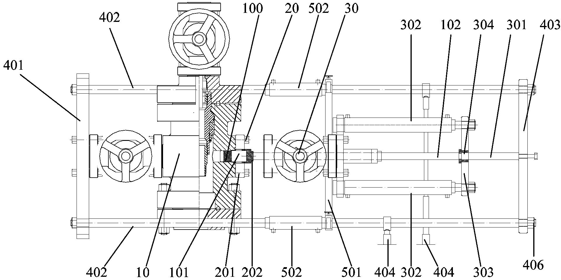 Non-releasing valve replacing device for casing valve