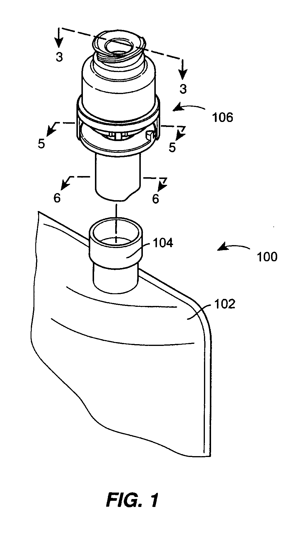 Port assembly for use with needleless connector