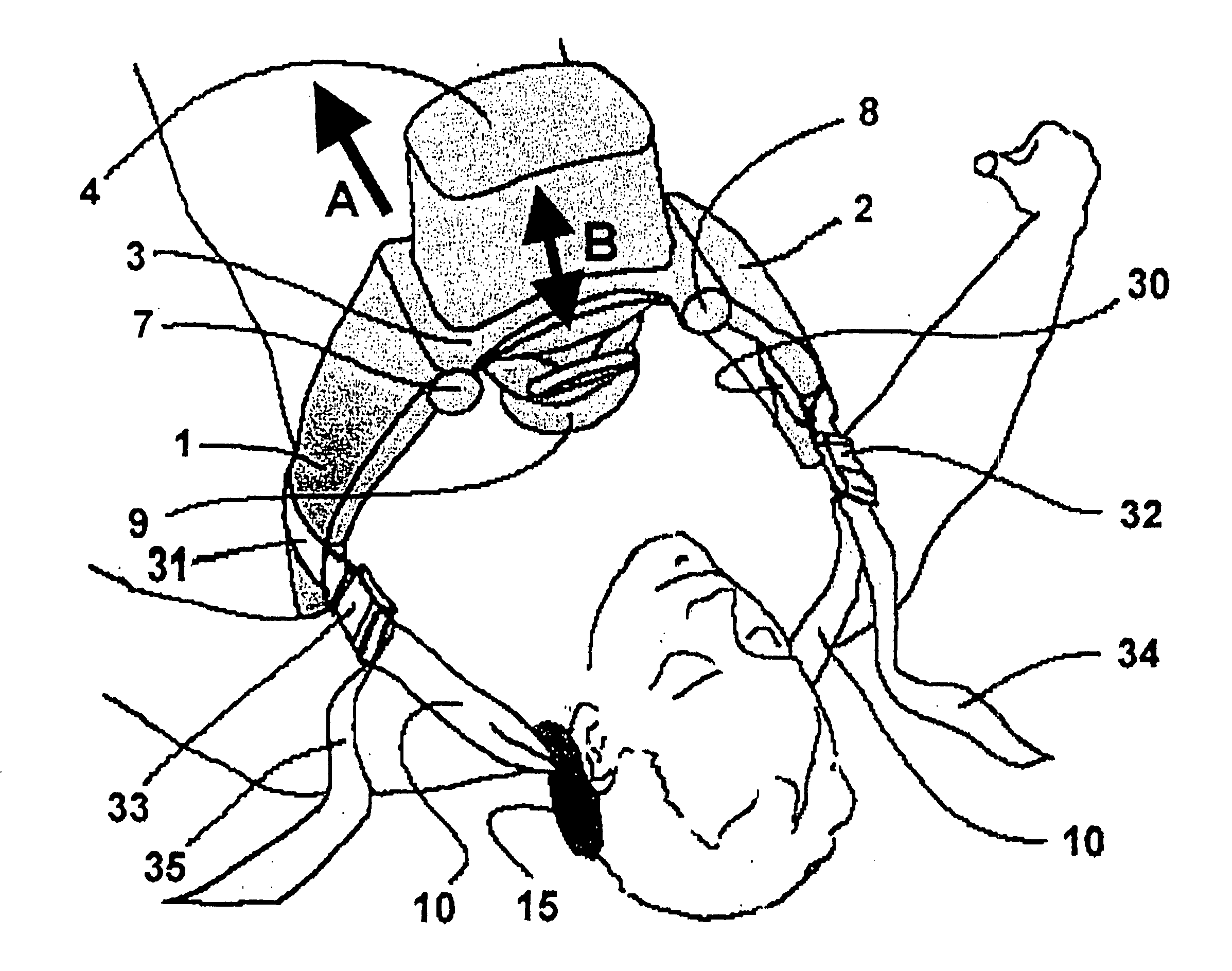 Positioning Device for Use in Apparatus for Treating Sudden Cardiac Arrest