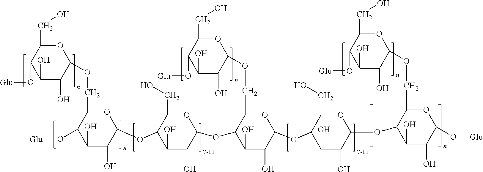 Glycogen-based water solubility enhancers