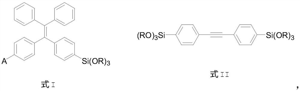 Mesoporous organic-inorganic silicon oxide with luminescence property and preparation method thereof