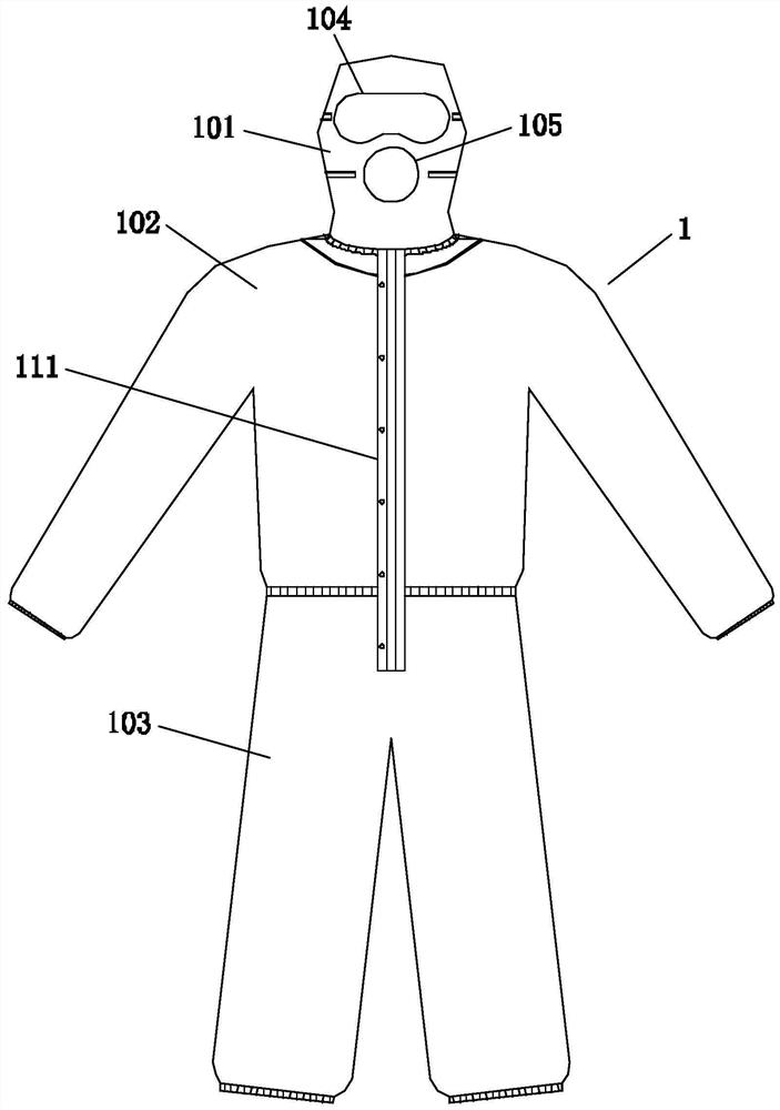 Disposable medical protective clothing