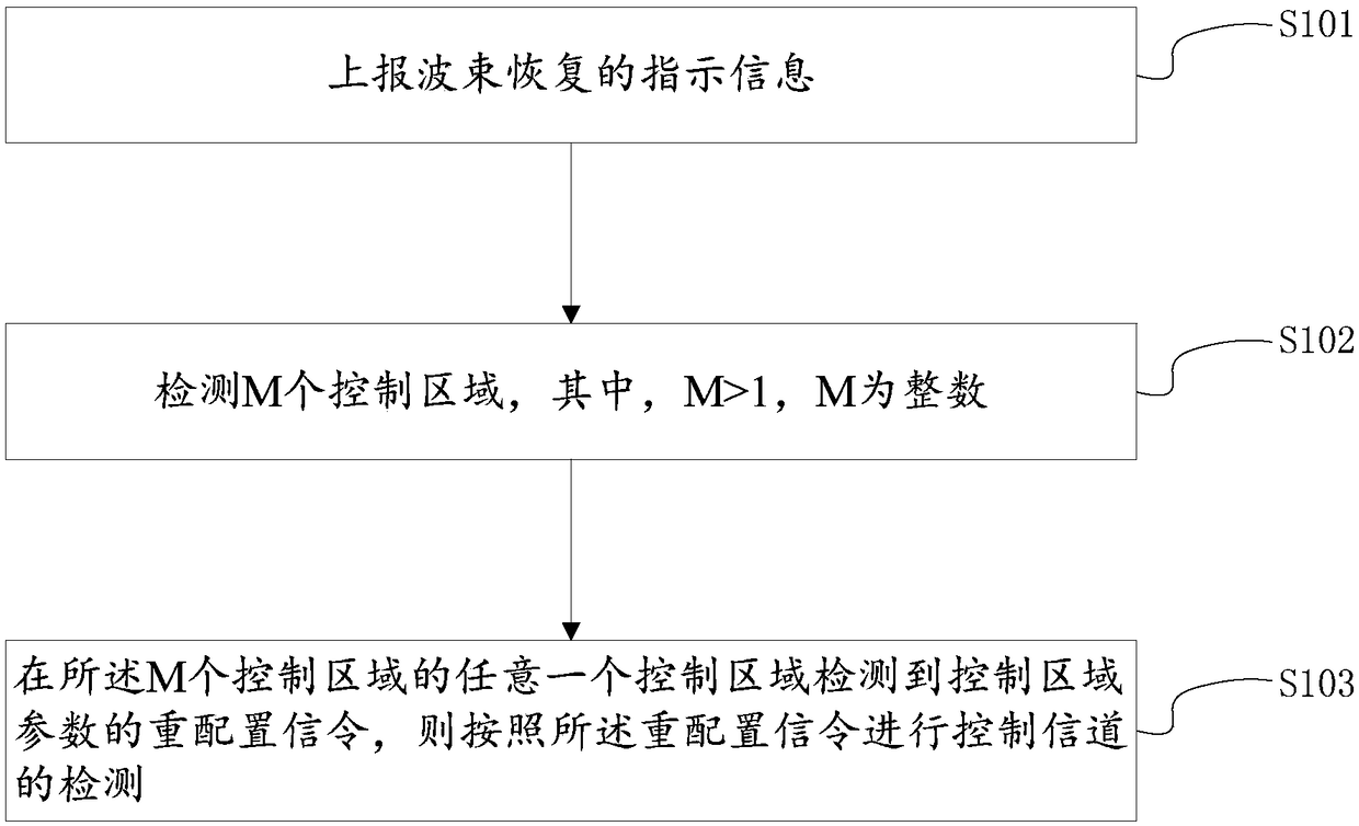 Detection method, device and system for control channel