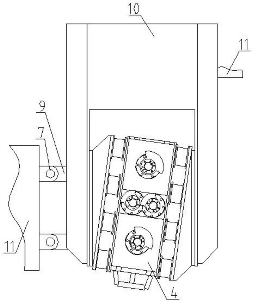 A vibration device for a resonance crusher