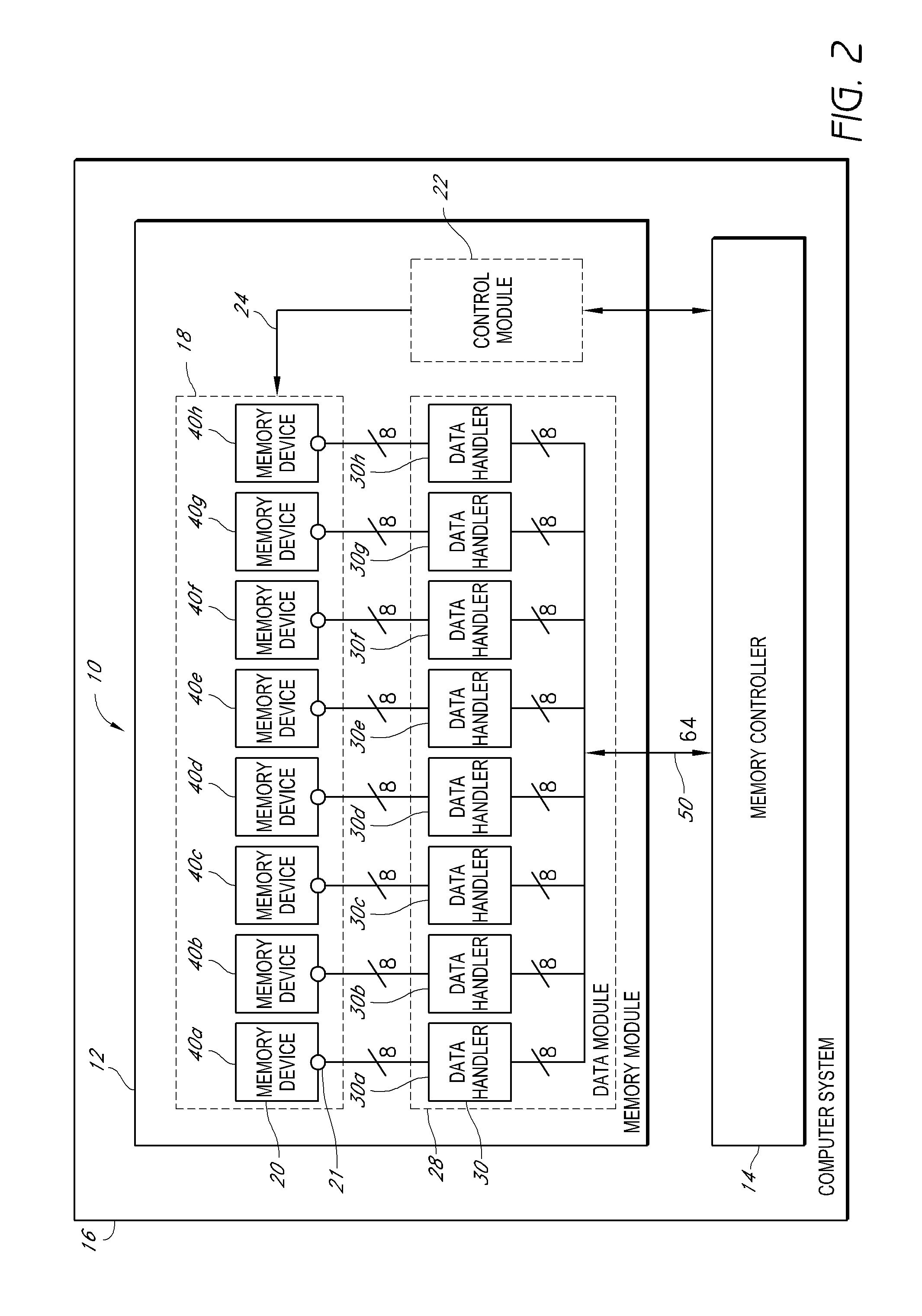 Memory board with self-testing capability