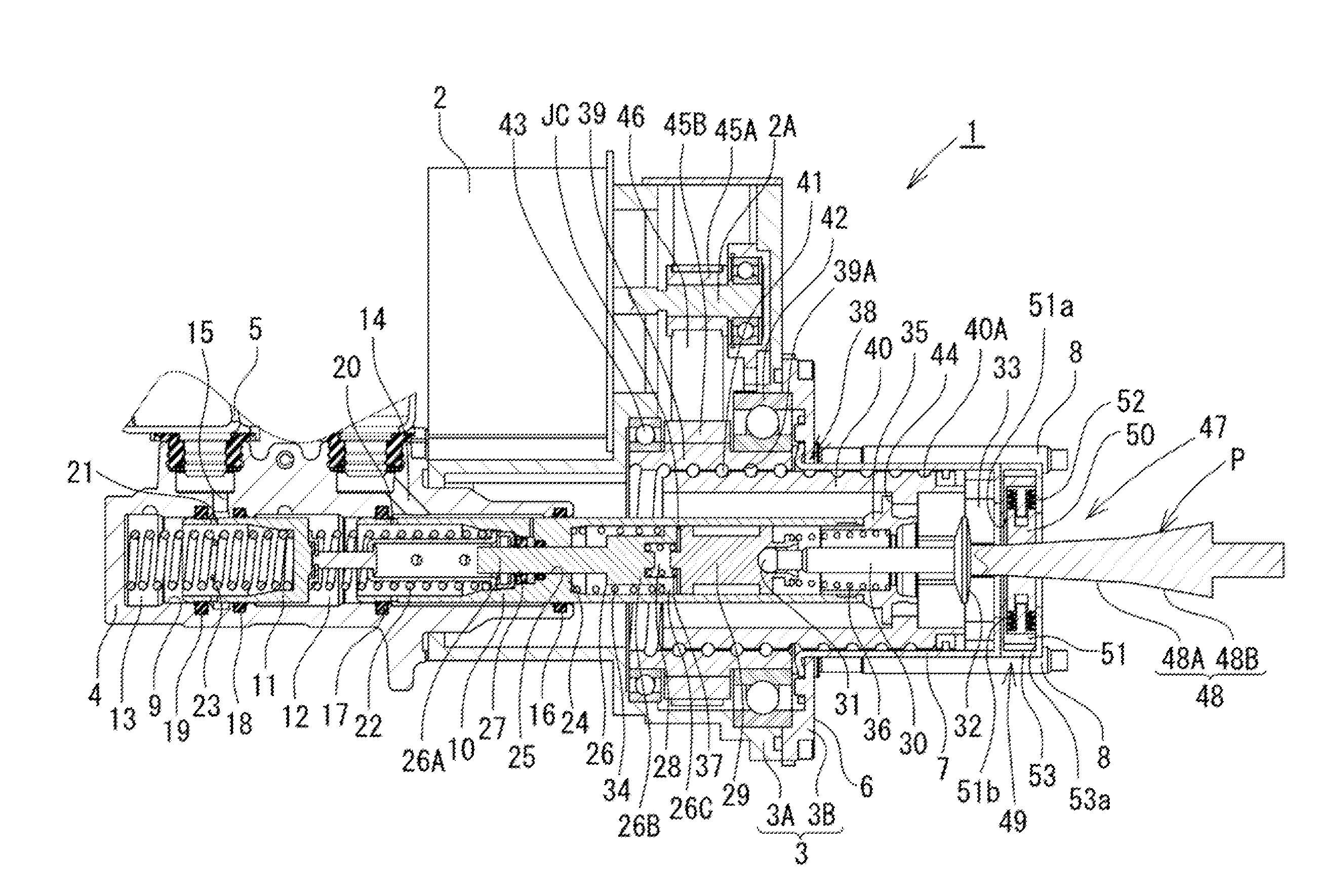 Booster, resistance force applying apparatus, and stroke simulator
