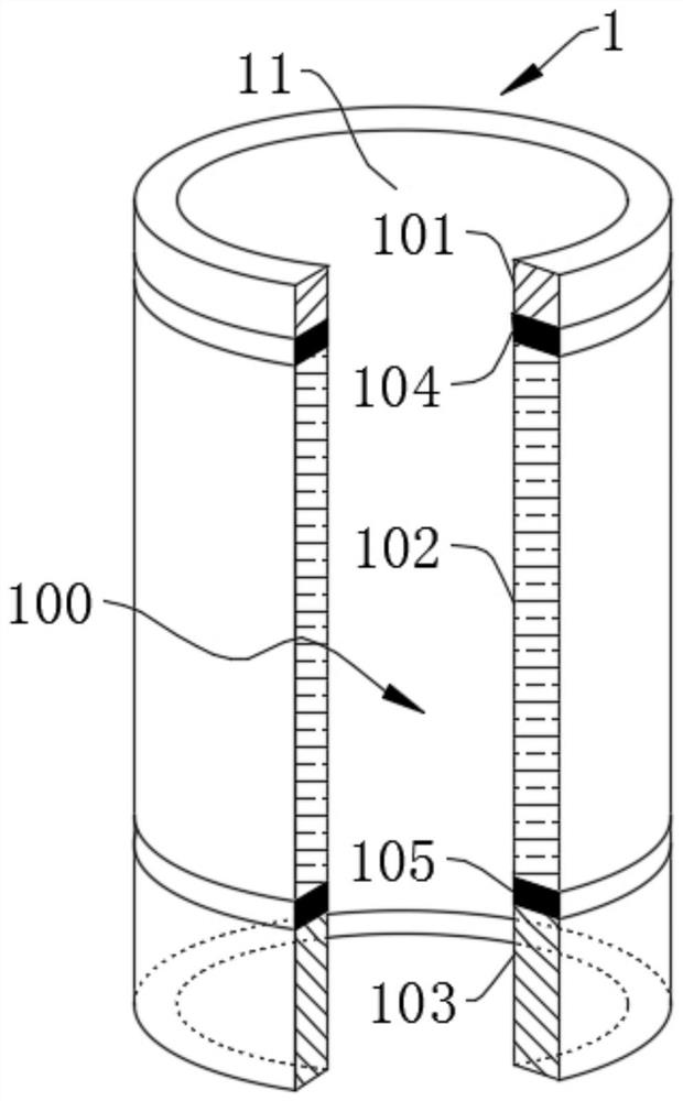 Cylinder sleeve with inner circle axial transition layers Eureka Patsnap develop