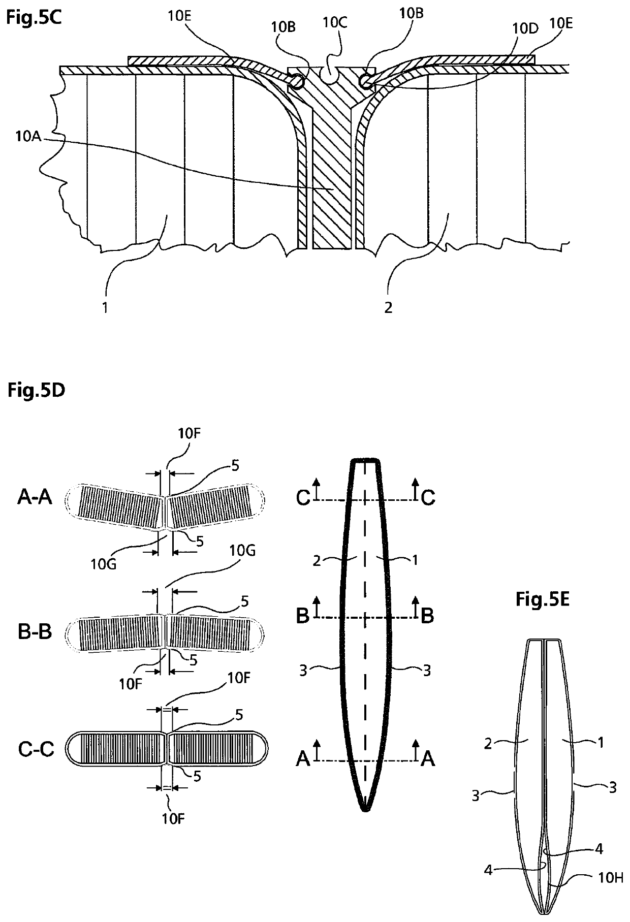 Inflatable watercraft and method for the production thereof