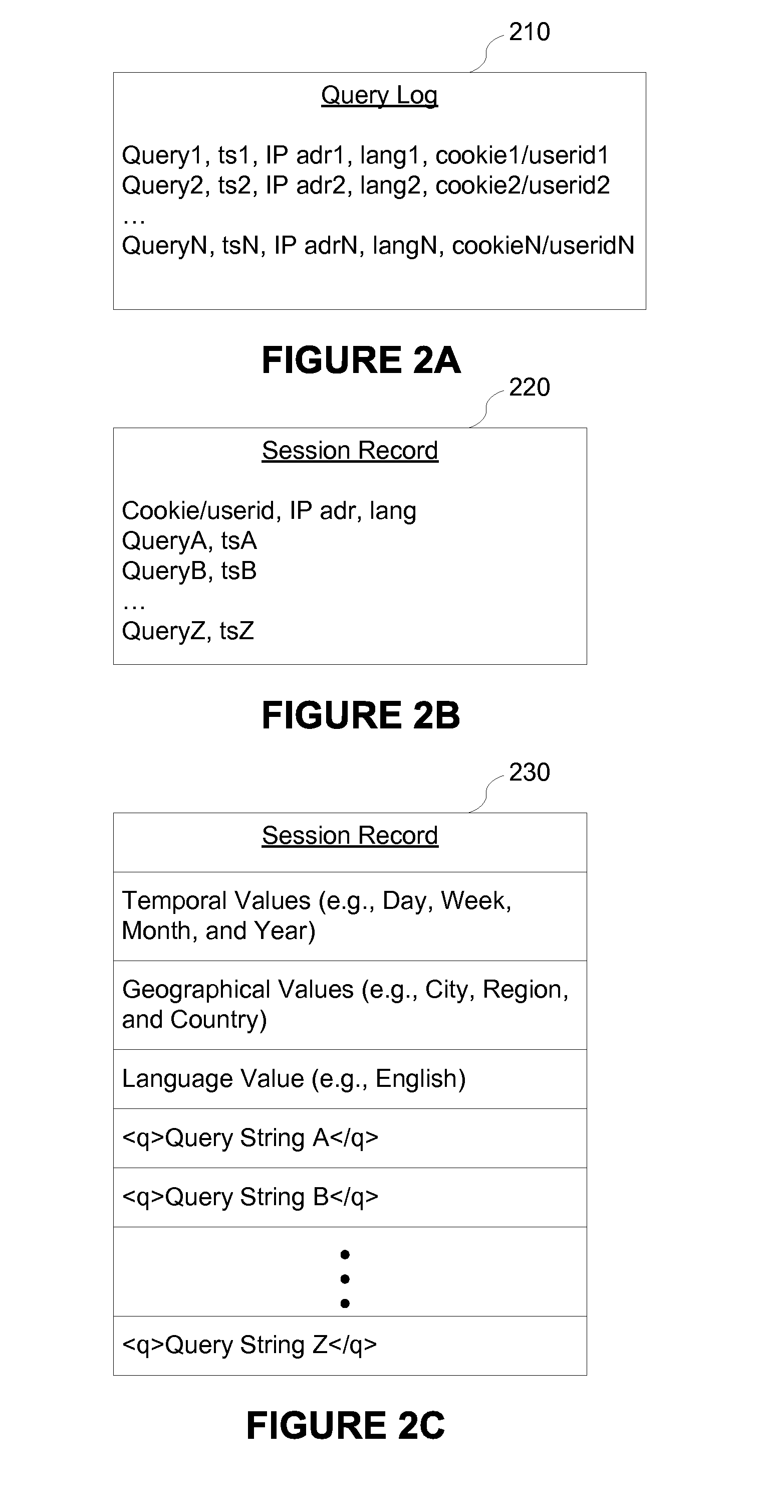 Systems and methods for generating statistics from search engine query logs