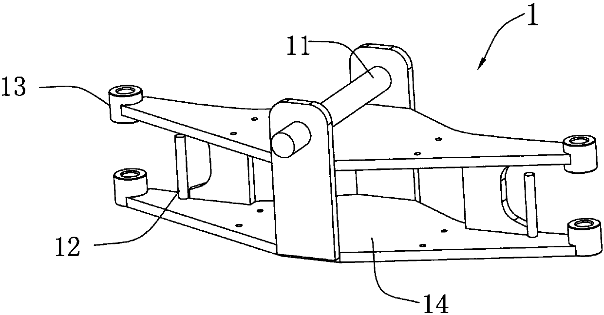 Forklift steering mechanism with force augmenting function and large rotation angles