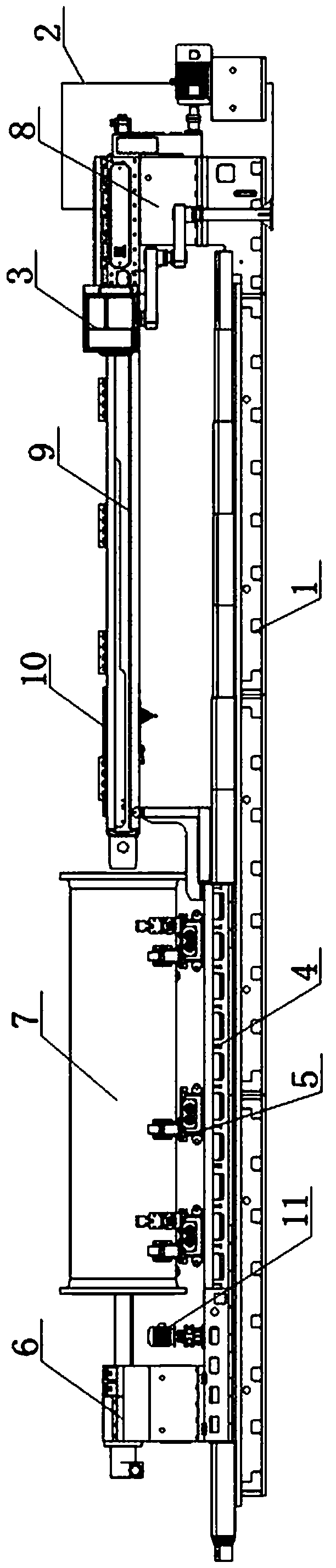 Numerical control deep hole keyway milling machine