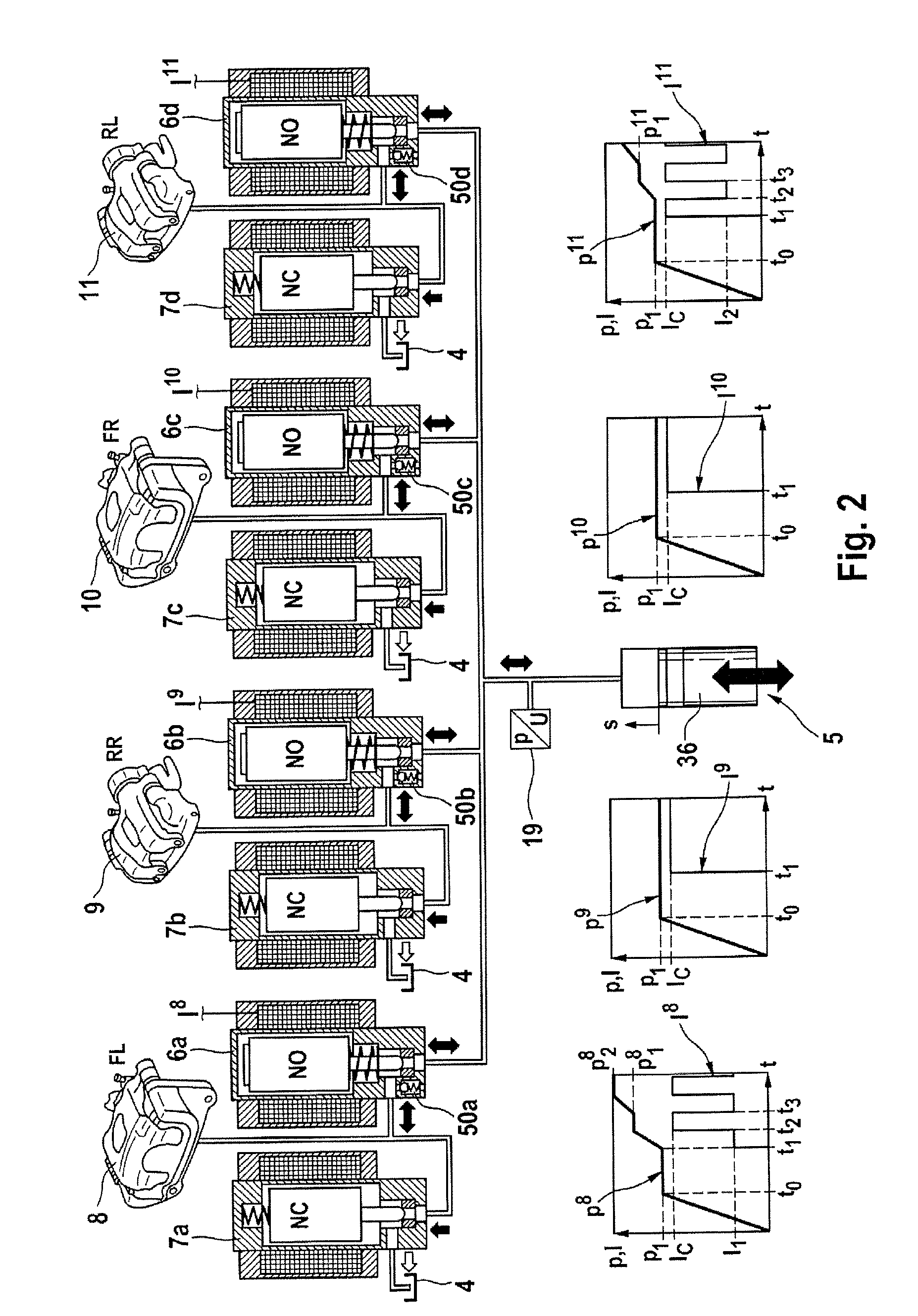 Method for operating a brake system for motor vehicles, and brake system