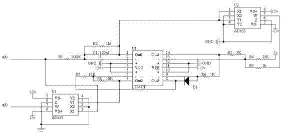 Equivalent simulation circuit of logarithmic memory capacitor