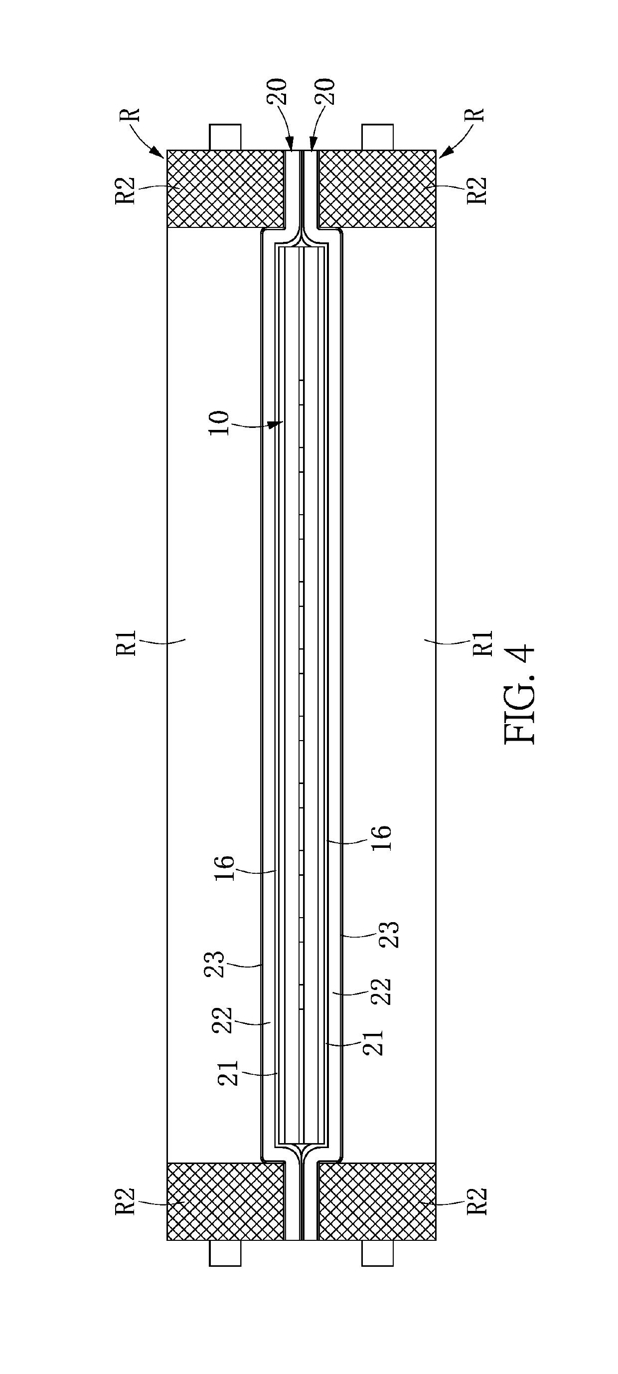 Flexible flat cable for transmitting high-frequency signals