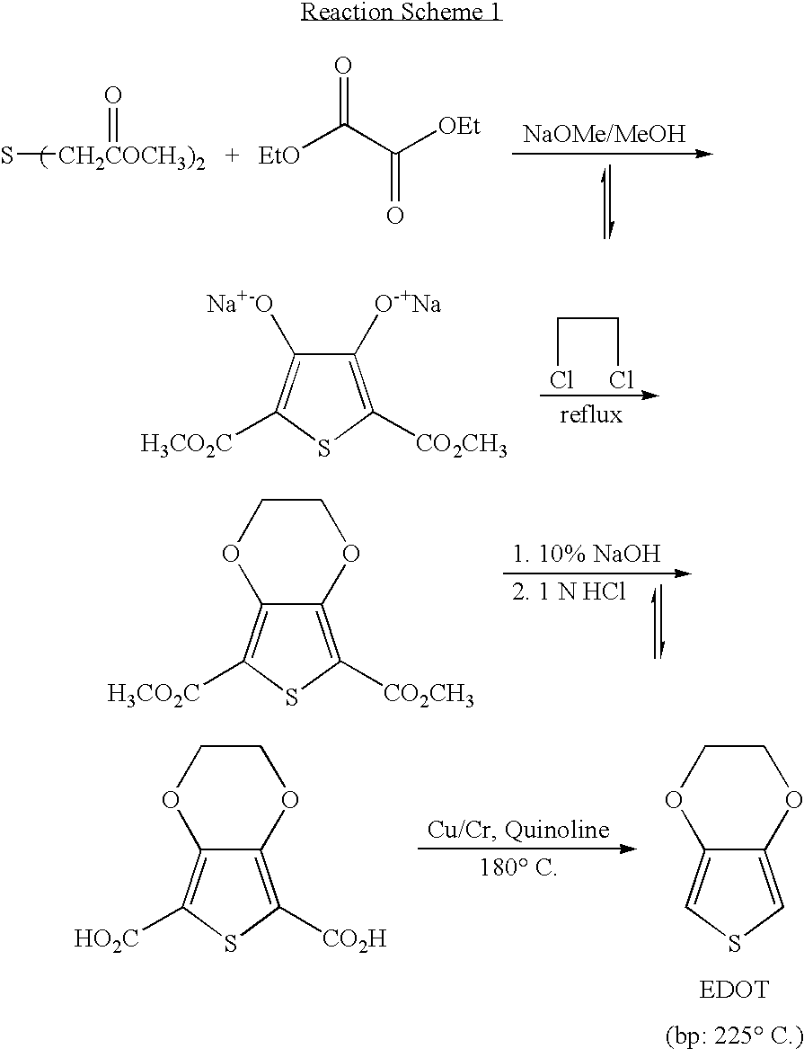 Processes for preparing of 3,4-alkylenedioxythiophenes and 3,4-dialkoxythiophenes