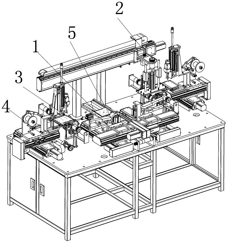 Toaster heating body winding machine