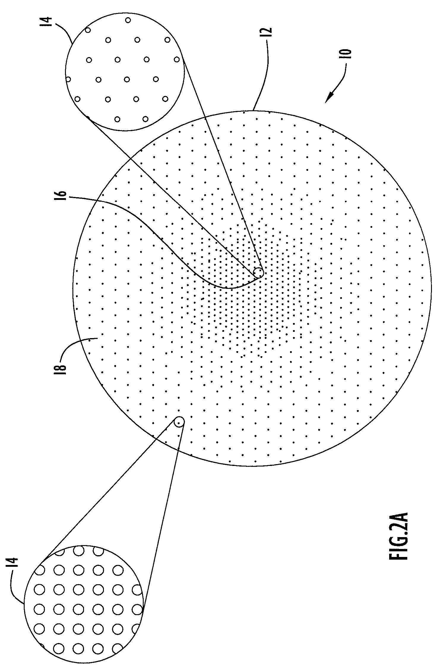 Radio frequency lens and method of suppressing side-lobes