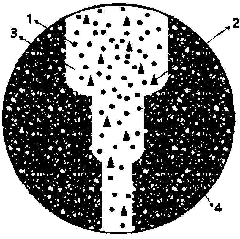 Simulation method for analyzing diffusion performance of pollutants in pores of porous carbon material