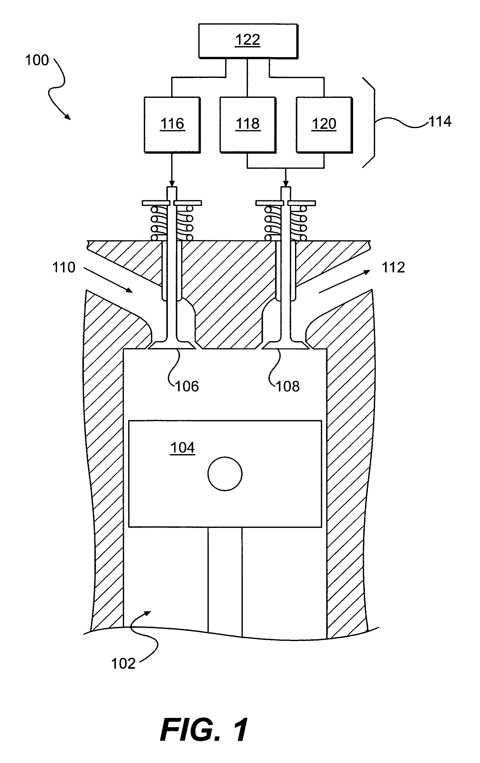 Method for variable valve actuation to provide positive power and engine braking