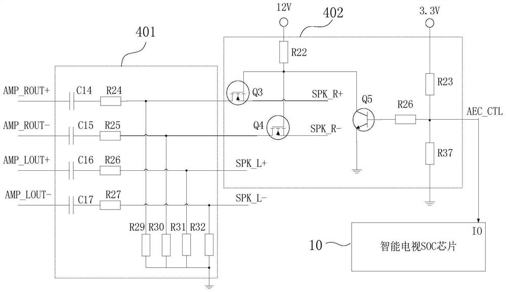 Voice control circuit and smart television