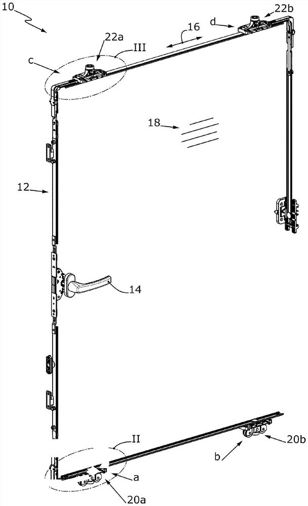 Pre-assembled fitting group and fitting assembly for a window or a door