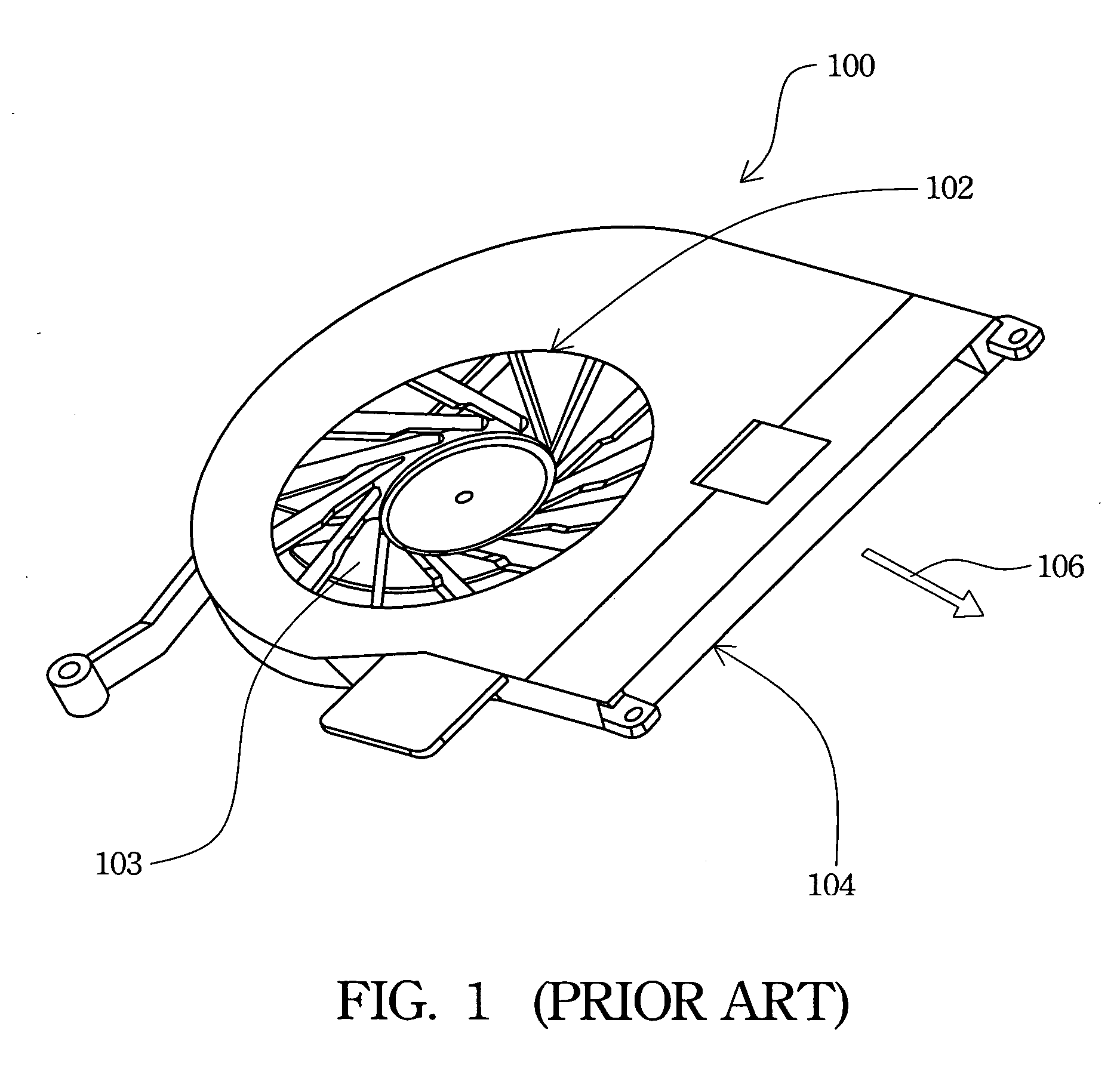Heat dissipation module with noise reduction
