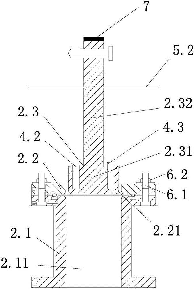 Test device for acquiring plate thermoforming limit diagram