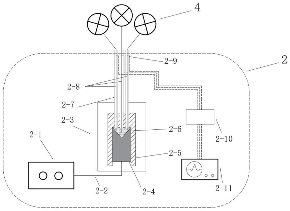 Simulation device for underwater multi-point explosion source gathering synchronous explosion