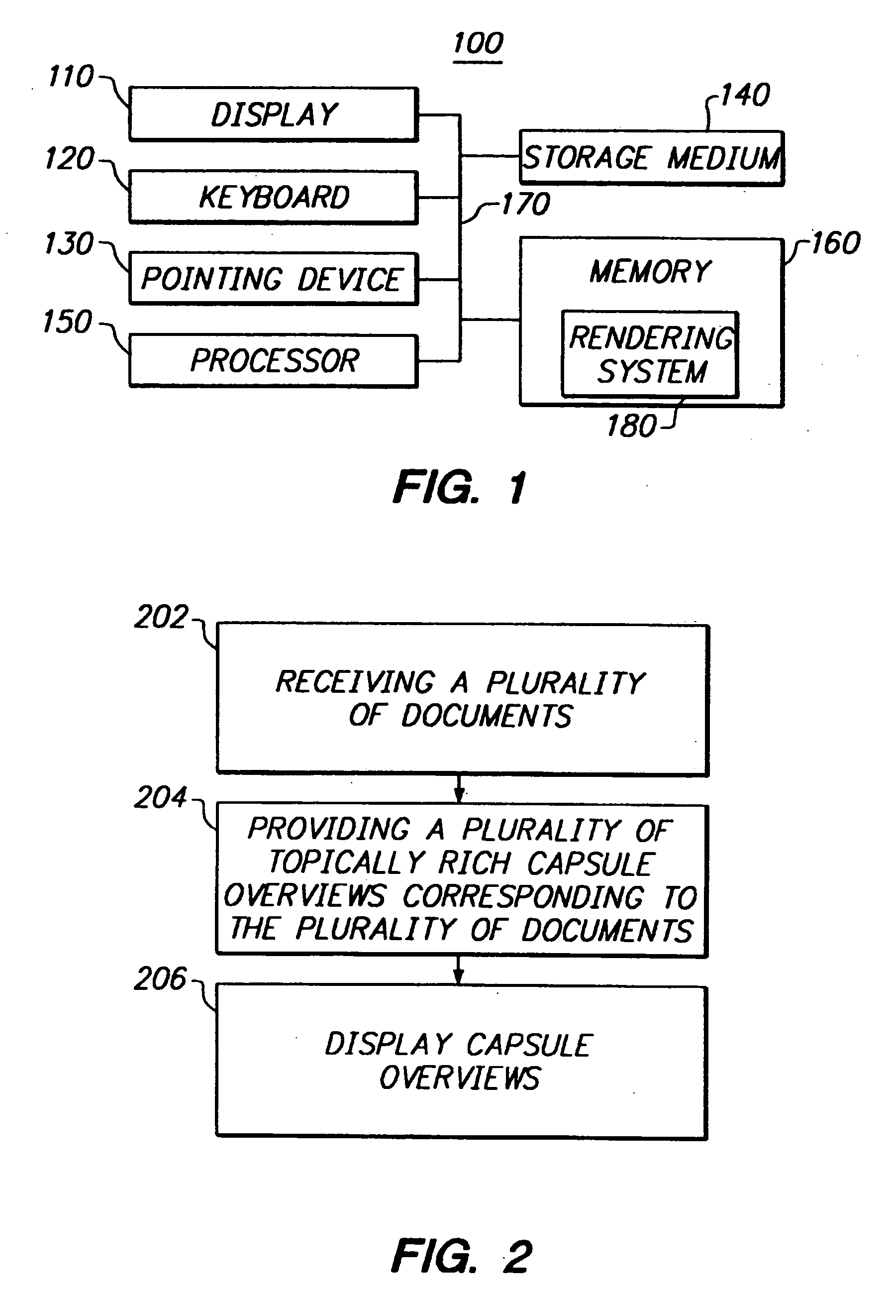 System and method for the dynamic presentation of the contents of a plurality of documents for rapid skimming