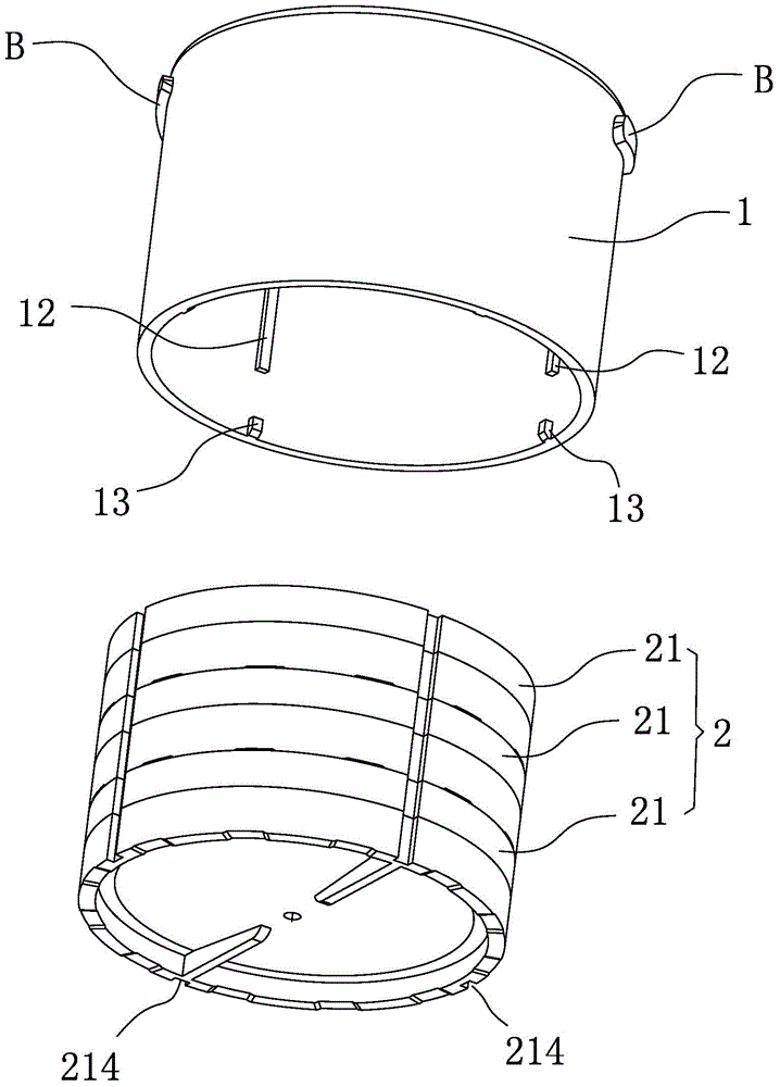 Domestic water filtering and purifying structure