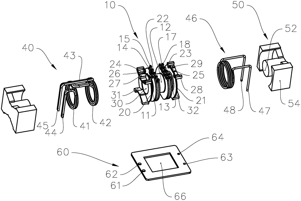 Integrated LLC transformer