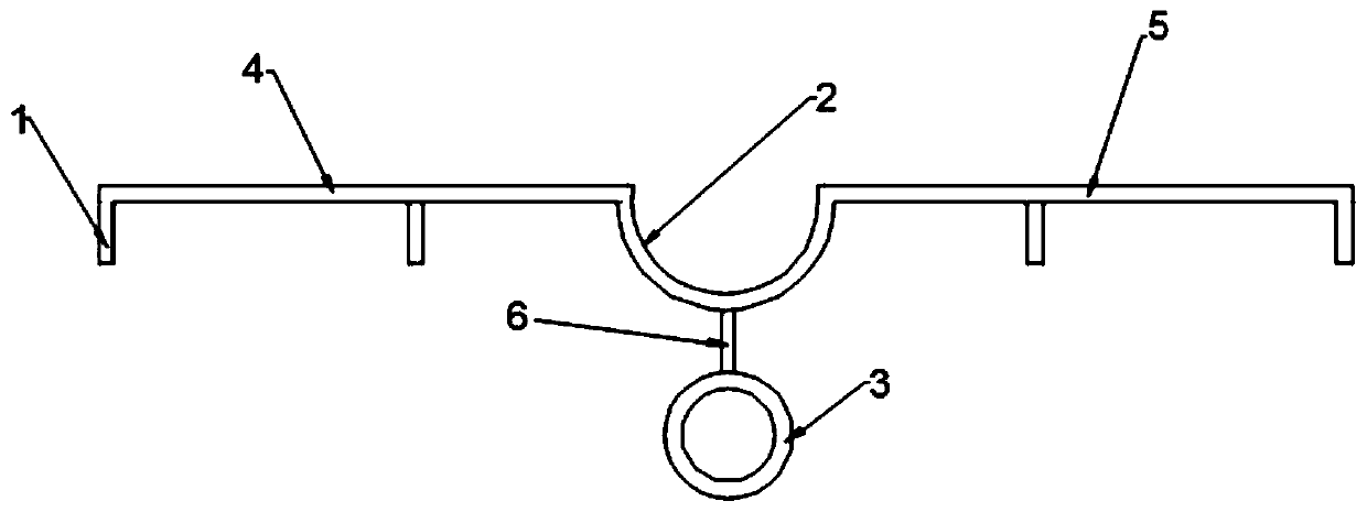 Combined back-pasting type water stop belt