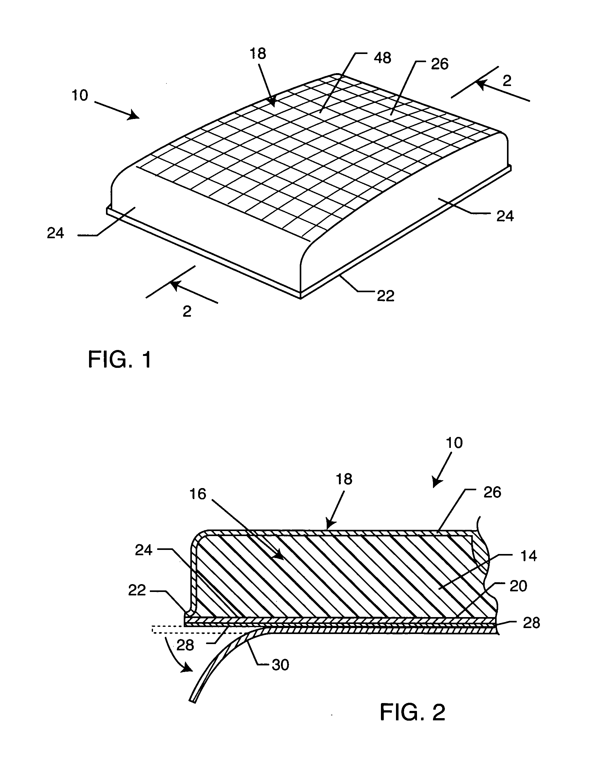 Conformable pod for a manual implement