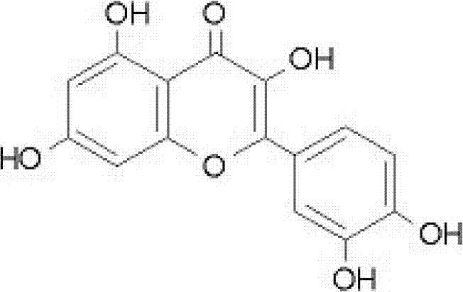Method for preparing quercetin and rhamnose by using flos sophora