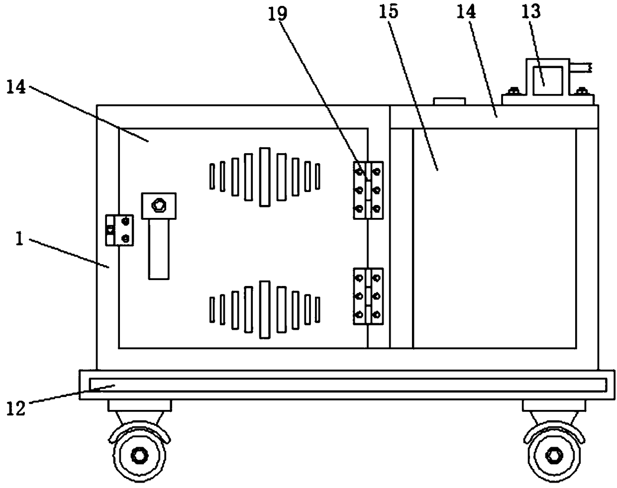 Tool sorted storage box with oil injecting function for automobile parts