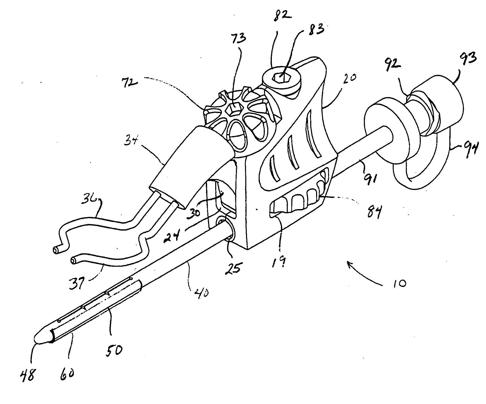 Device and method for performing multiple anastomoses
