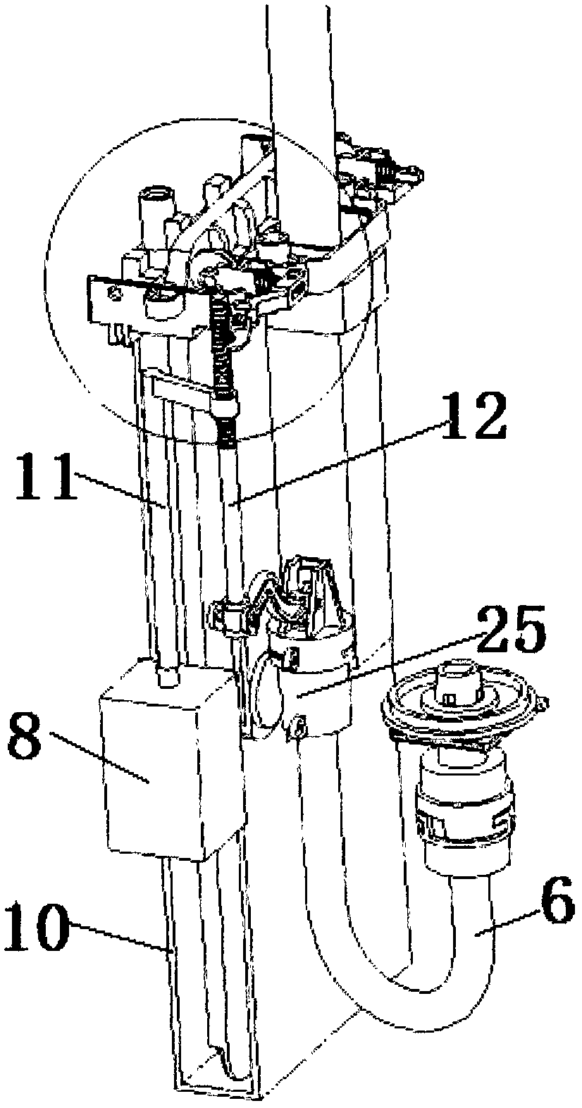 Washing bucket for flat mop