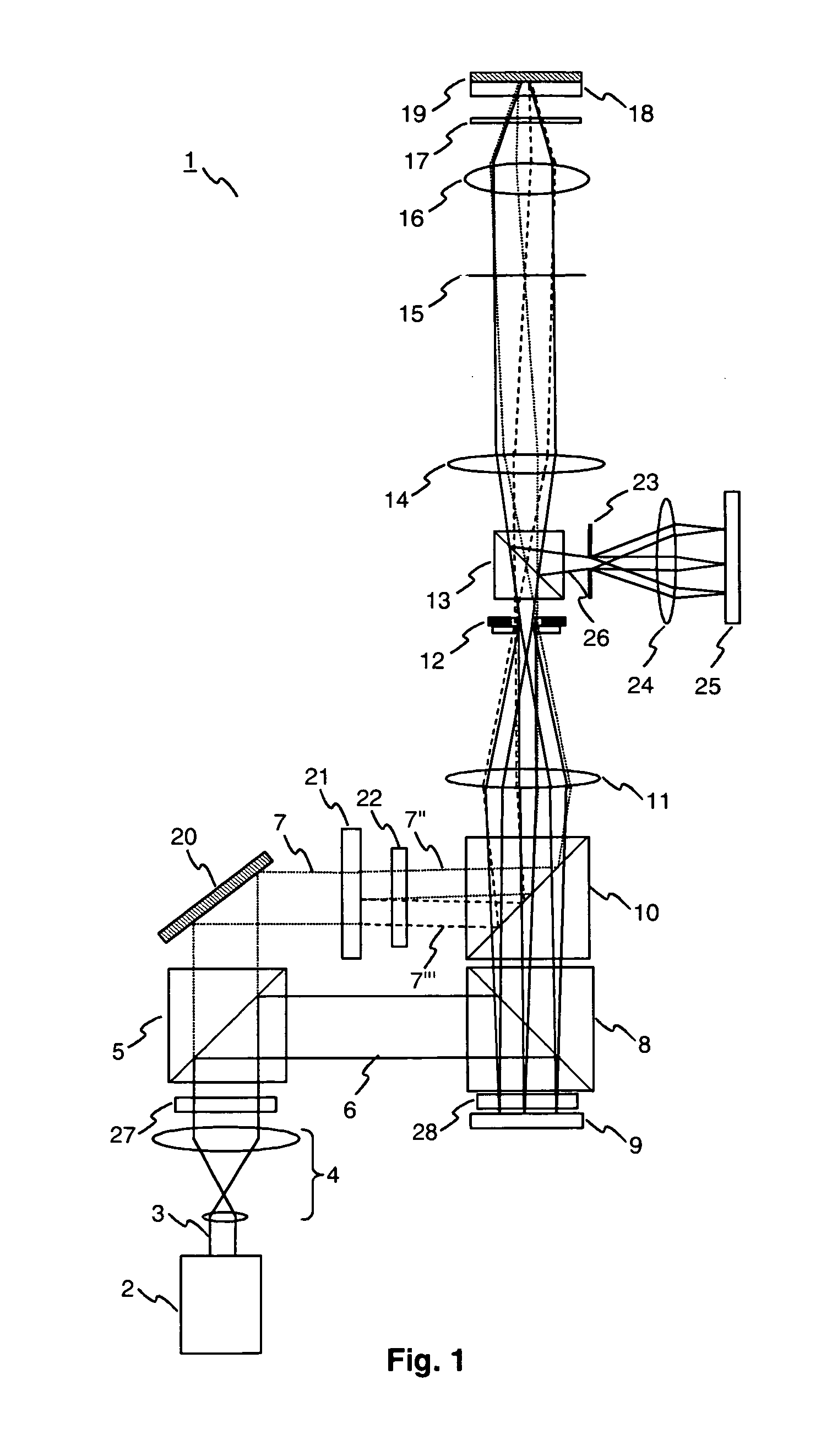 Common aperture holographic storage system with reduced noise