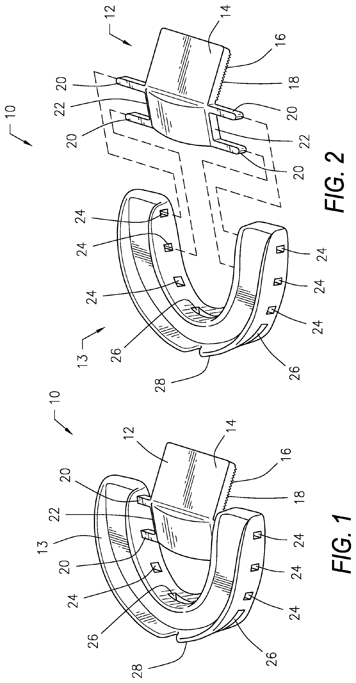 Device to prevent snoring