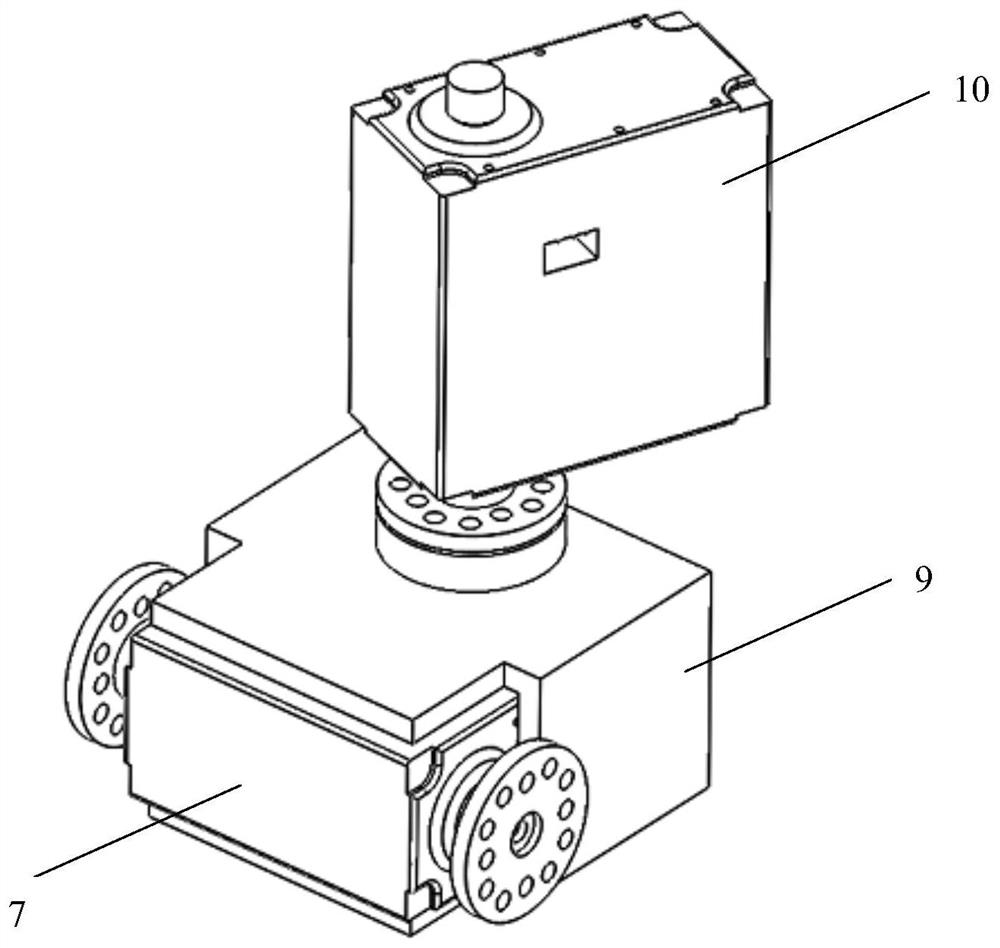 Wheel-leg automatic exchange type obstacle crossing robot