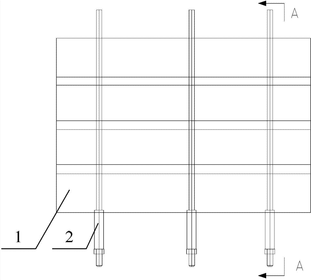 Movable in-row template