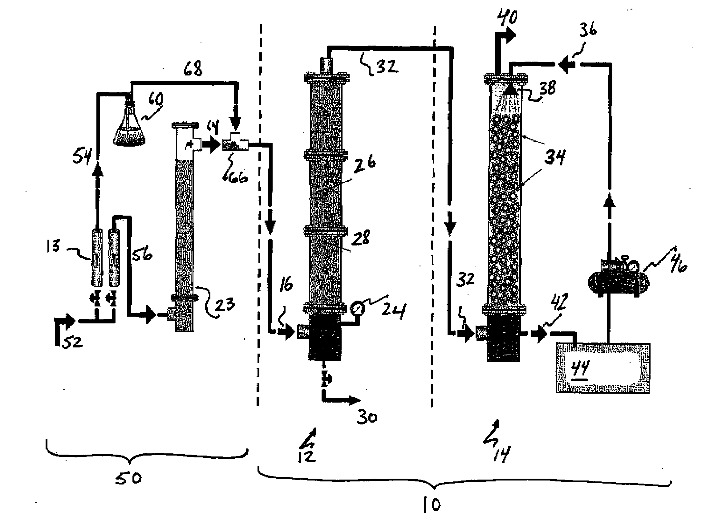 Gas purification apparatus and process using biofiltration and enzymatic reactions