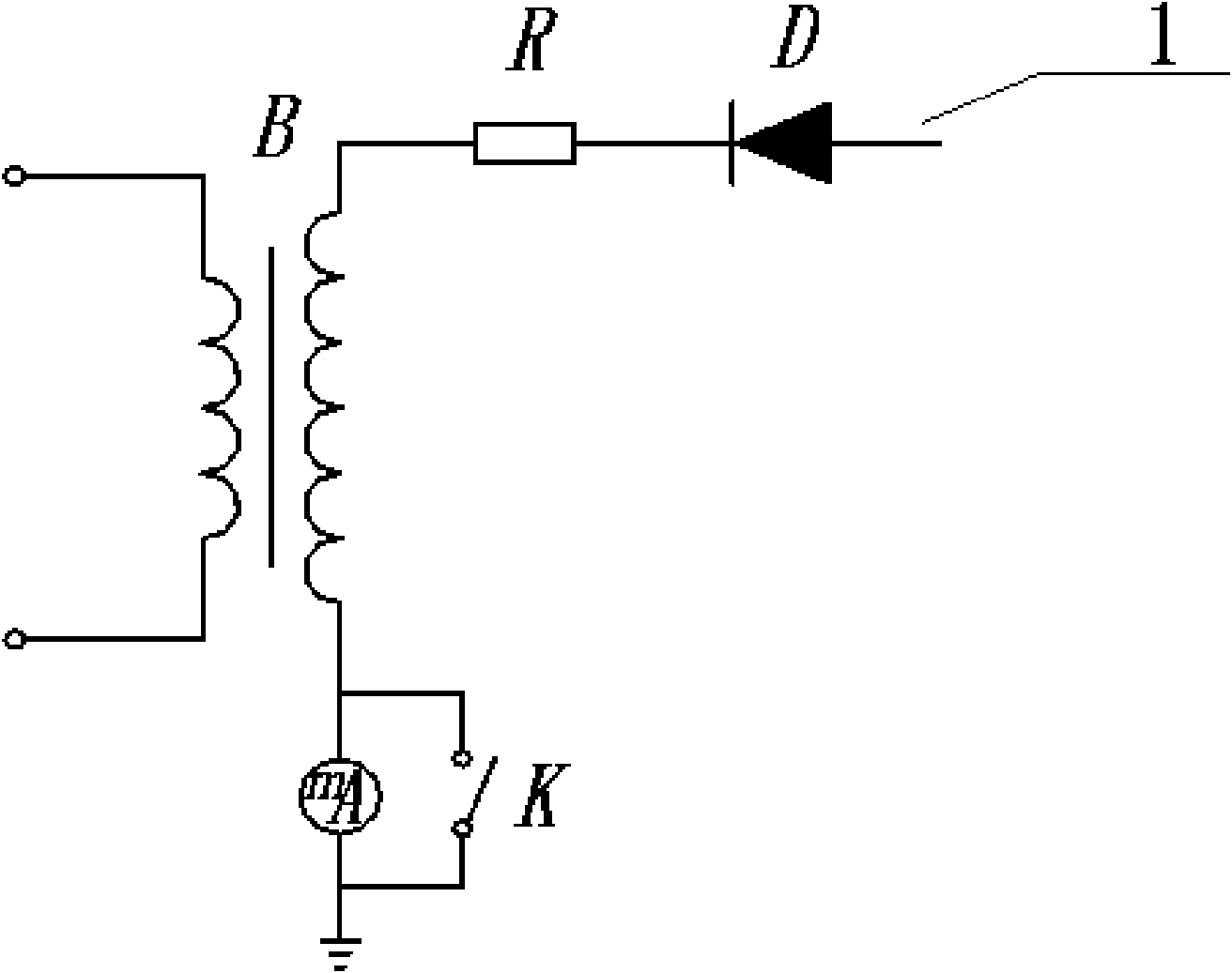 Cable fault diagnosis device for direct current (DC) impulse voltage generator