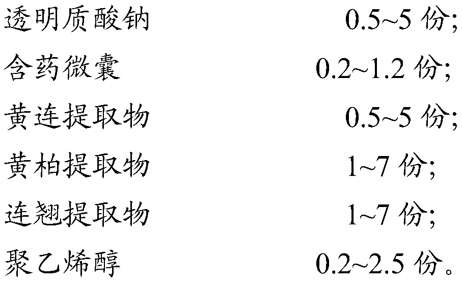 Gel sustained-release agent for treating otitis externa and preparation method thereof